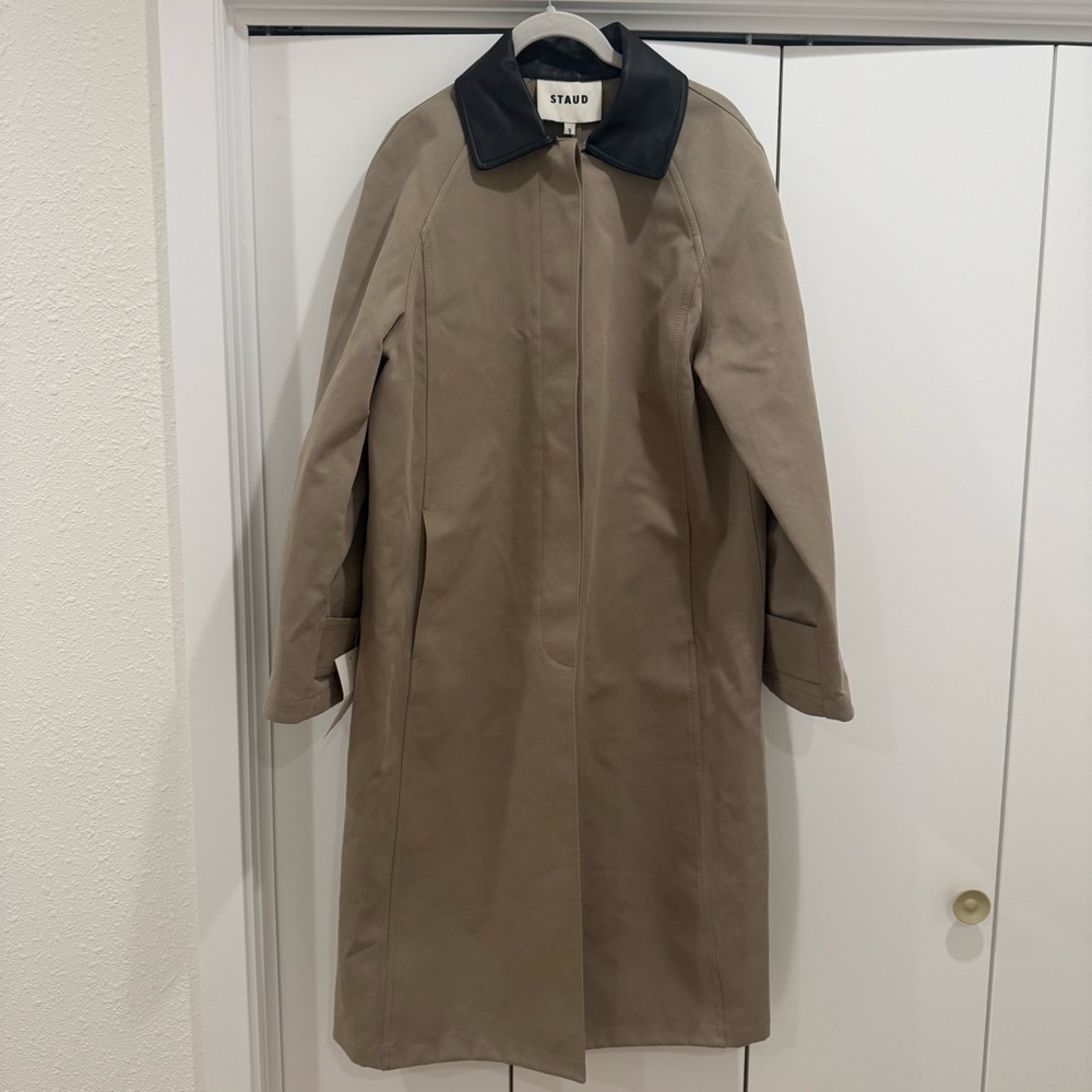 NWT: Staud Jonah Coat in Riverstone - Picture 4 of 7